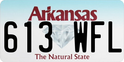 AR license plate 613WFL