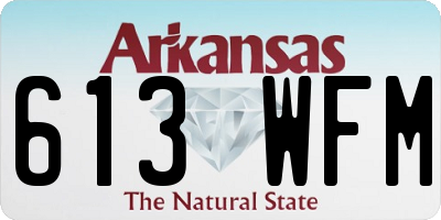 AR license plate 613WFM