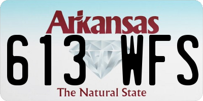AR license plate 613WFS