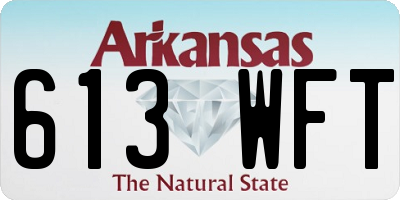 AR license plate 613WFT