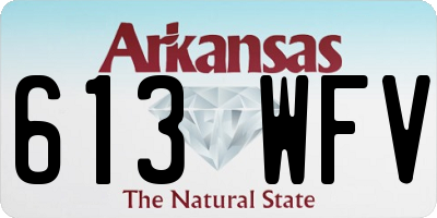 AR license plate 613WFV