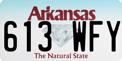 AR license plate 613WFY