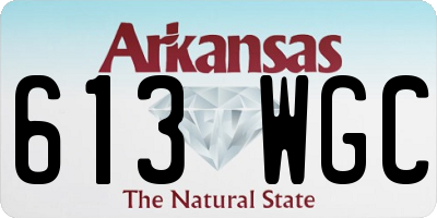 AR license plate 613WGC