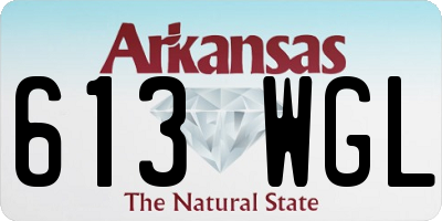 AR license plate 613WGL