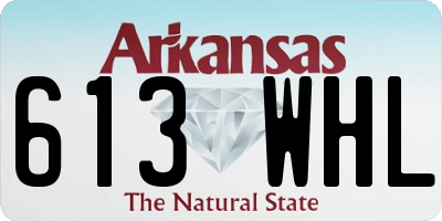 AR license plate 613WHL
