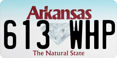 AR license plate 613WHP