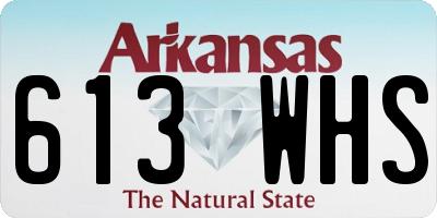 AR license plate 613WHS