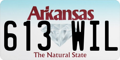 AR license plate 613WIL