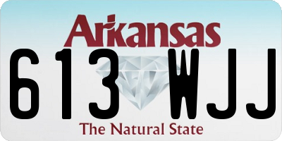 AR license plate 613WJJ