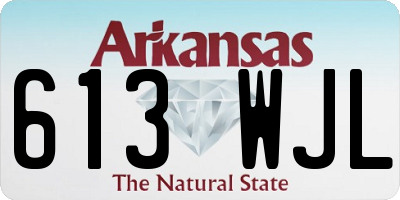 AR license plate 613WJL