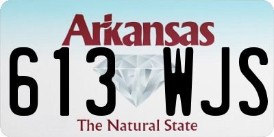 AR license plate 613WJS