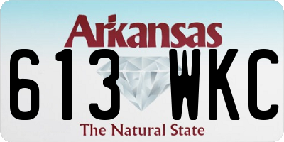 AR license plate 613WKC