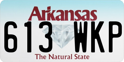 AR license plate 613WKP