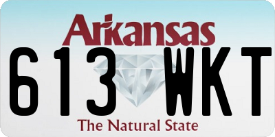 AR license plate 613WKT