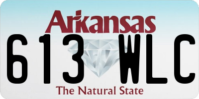 AR license plate 613WLC