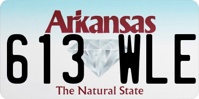 AR license plate 613WLE