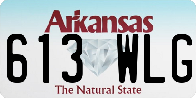 AR license plate 613WLG