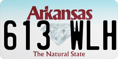 AR license plate 613WLH