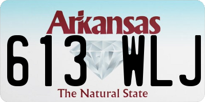 AR license plate 613WLJ