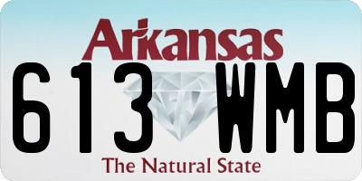 AR license plate 613WMB