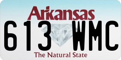 AR license plate 613WMC