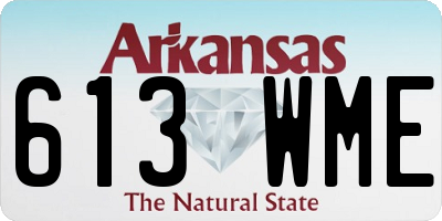 AR license plate 613WME
