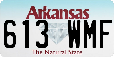 AR license plate 613WMF