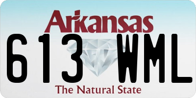 AR license plate 613WML