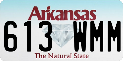 AR license plate 613WMM