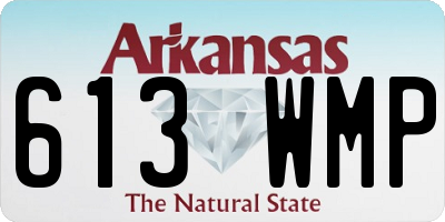 AR license plate 613WMP