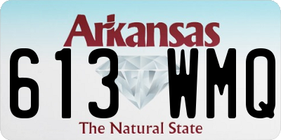 AR license plate 613WMQ