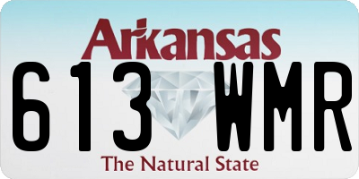 AR license plate 613WMR