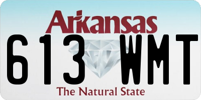 AR license plate 613WMT