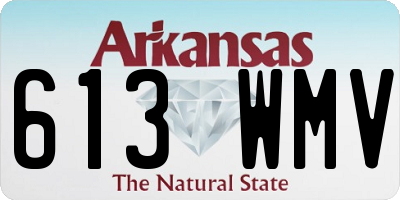AR license plate 613WMV