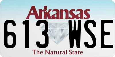 AR license plate 613WSE