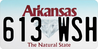 AR license plate 613WSH