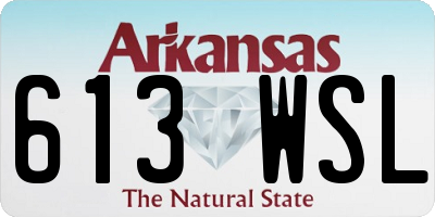 AR license plate 613WSL