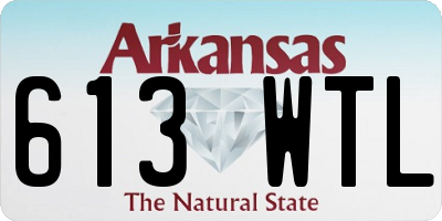 AR license plate 613WTL