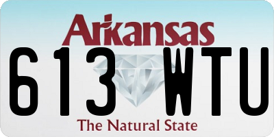 AR license plate 613WTU