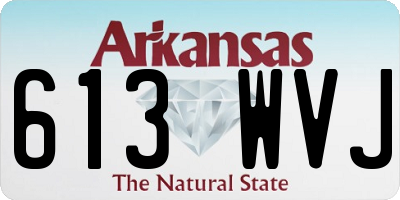 AR license plate 613WVJ
