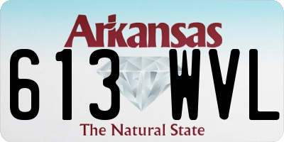 AR license plate 613WVL