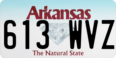 AR license plate 613WVZ