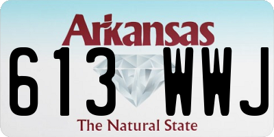 AR license plate 613WWJ