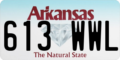 AR license plate 613WWL