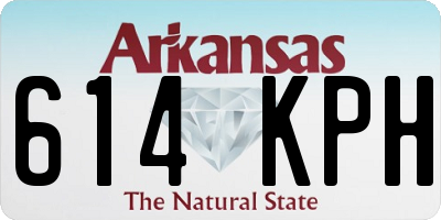 AR license plate 614KPH