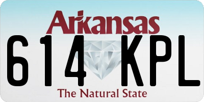 AR license plate 614KPL