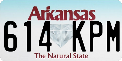 AR license plate 614KPM