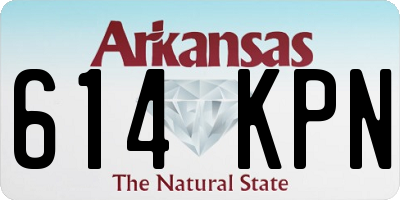 AR license plate 614KPN