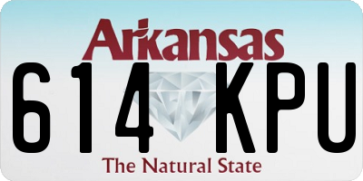 AR license plate 614KPU