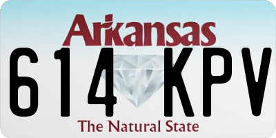 AR license plate 614KPV